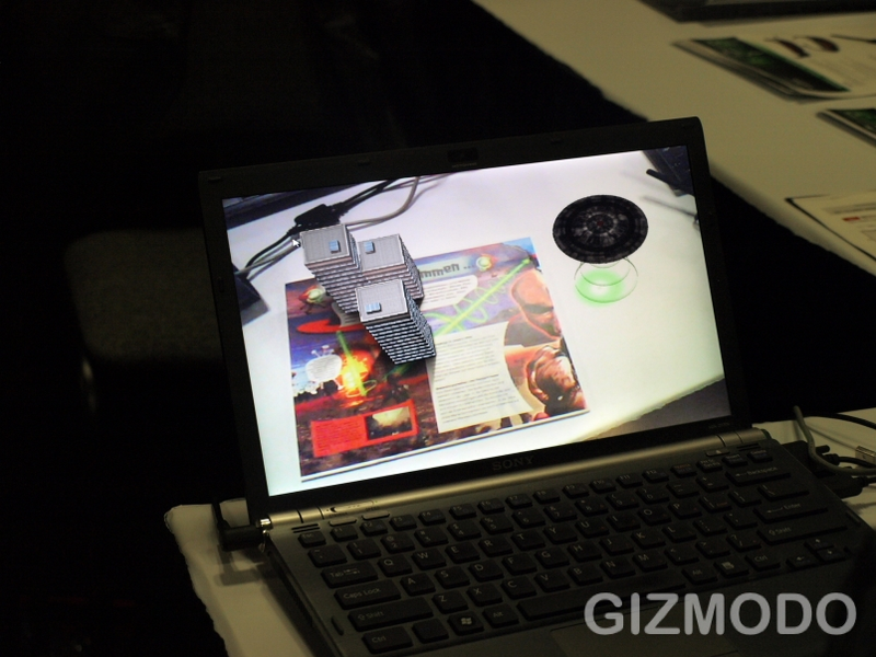 Illustration for article titled Vuzix's CamAR Augmented Reality Headset Provides a Glimpse Into Future Computing
